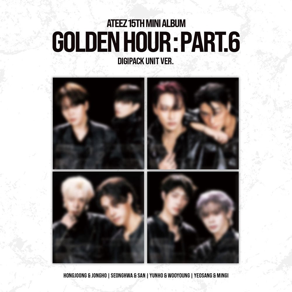 [EXCLUSIVE POB] ATEEZ 15th Mini Album - GOLDEN HOUR : Part.6 (DIGIPACK UNIT VER.) - KPOP ONLINE STORE USA