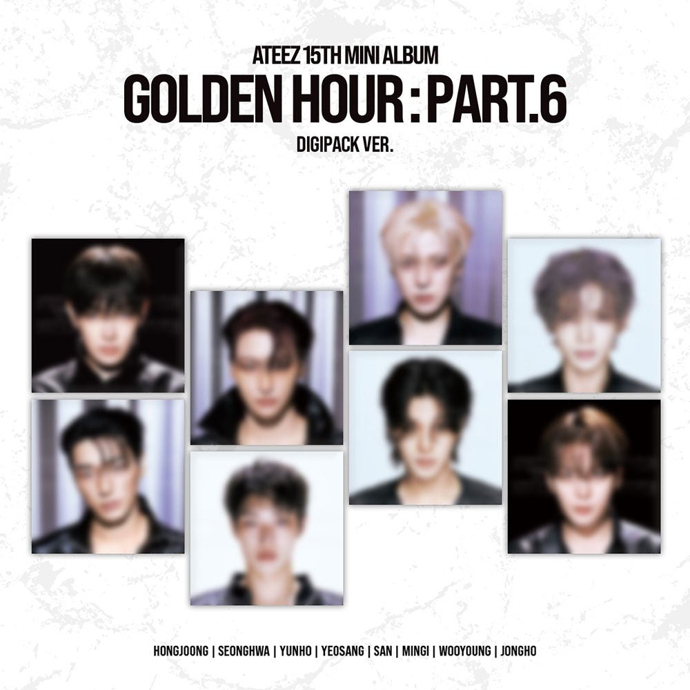 [EXCLUSIVE POB] ATEEZ 15th Mini Album - GOLDEN HOUR : Part.6 (DIGIPACK VER.) - KPOP ONLINE STORE USA