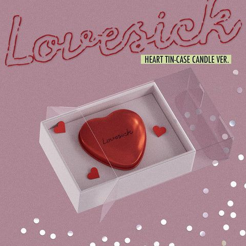 [EXCLUSIVE POB] CHAERYEONG (ITZY) 1st Mini Album - Lovesick (HEART TIN-CASE CANDLE Ver.) - KPOP ONLINE STORE USA