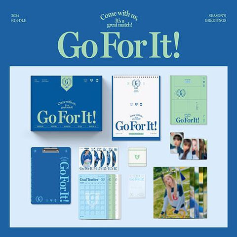 [EXCLUSIVE POB] (G)I-DLE 2024 Season's Greetings [Go For It!] - KPOP ONLINE STORE USA