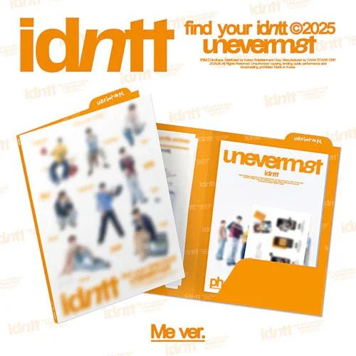 [EXCLUSIVE POB] idntt 1st Mini Album - unevermet - KPOP ONLINE STORE USA
