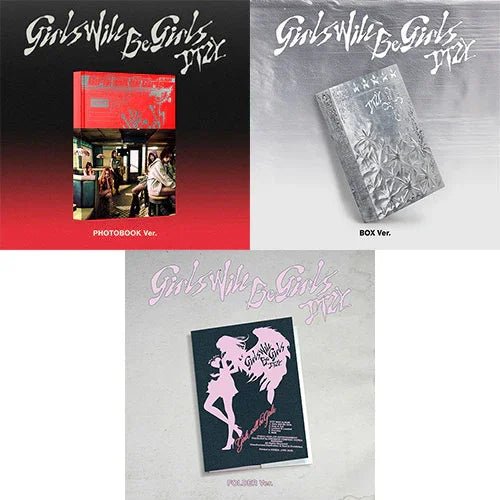[EXCLUSIVE POB] ITZY - Girls Will Be Girls (Photobook+Box+Folder Ver.) - KPOP ONLINE STORE USA