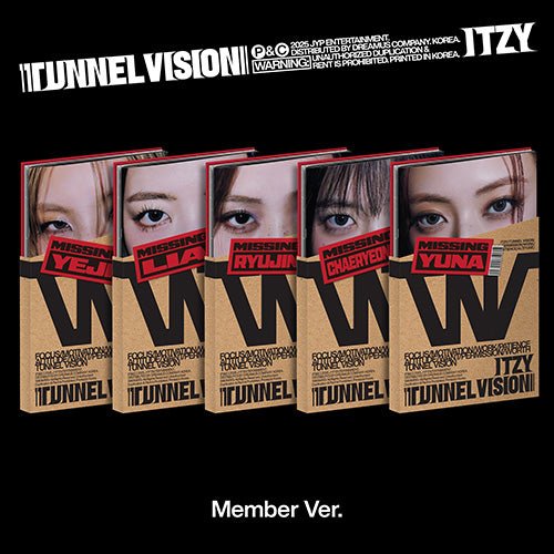 [EXCLUSIVE POB] ITZY - TUNNEL VISION (Member Ver.) - KPOP ONLINE STORE USA