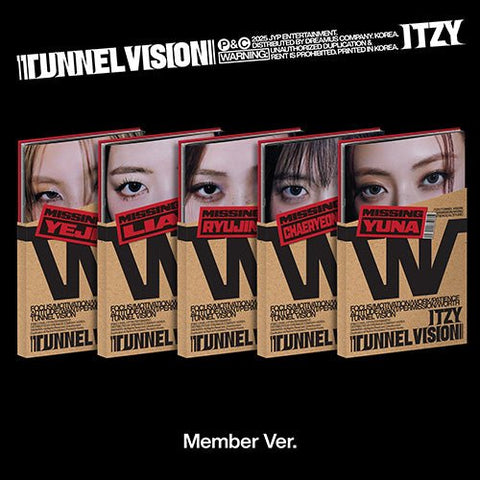 [EXCLUSIVE POB] ITZY - TUNNEL VISION (Member Ver.) - KPOP ONLINE STORE USA