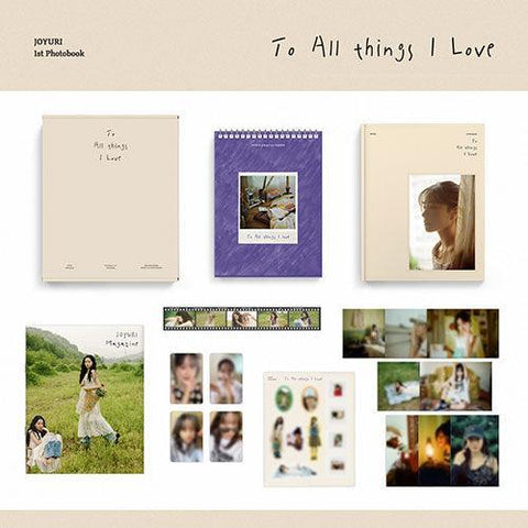 [EXCLUSIVE POB] JO YURI 1st Photobook - To All things I Love - KPOP ONLINE STORE USA