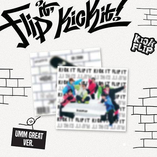 [EXCLUSIVE POB] KickFlip 1st Mini Album - Flip it, Kick it! (Umm Great ver.) - KPOP ONLINE STORE USA
