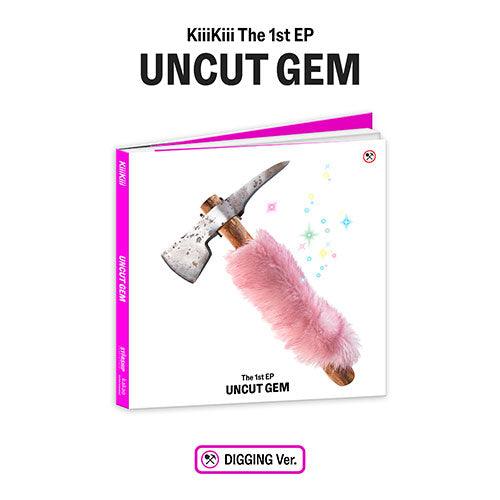 [EXCLUSIVE POB] KiiiKiii The 1st EP - UNCUT GEM (DIGGING ver.) - KPOP ONLINE STORE USA