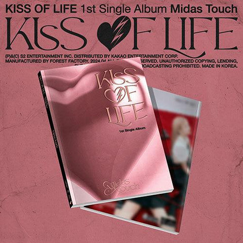 [EXCLUSIVE POB] KISS OF LIFE 1st Single Album - Midas Touch (Photobook Ver.) - KPOP ONLINE STORE USA