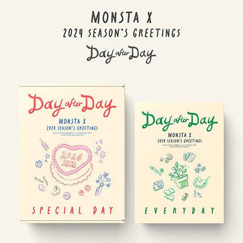 [EXCLUSIVE POB] MONSTA X 2024 Season's Greetings [Day after Day] - KPOP ONLINE STORE USA