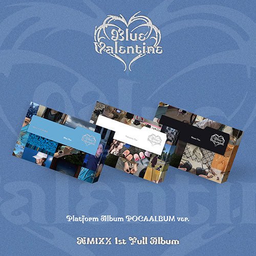 [EXCLUSIVE POB] NMIXX 1st Full Album - Blue Valentine (Platform/POCAALBUM Ver.) - KPOP ONLINE STORE USA