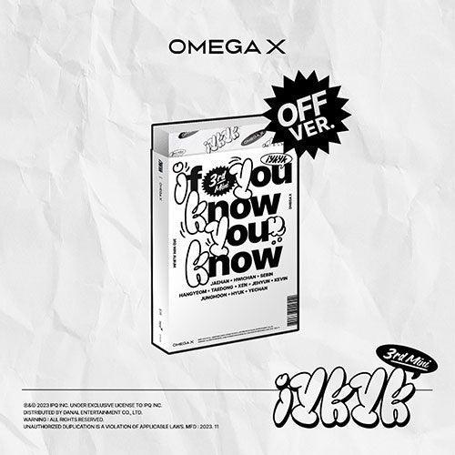 [EXCLUSIVE POB] OMEGA X 3rd Mini Album - iykyk - KPOP ONLINE STORE USA