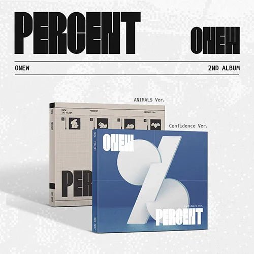 [EXCLUSIVE POB] ONEW (SHINee) 2nd Album - PERCENT (Digipack Ver.) - KPOP ONLINE STORE USA