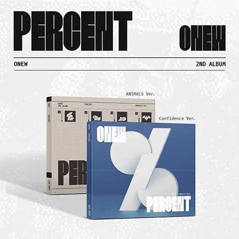 [EXCLUSIVE POB] ONEW (SHINee) 2nd Album - PERCENT (Digipack Ver.) - KPOP ONLINE STORE USA