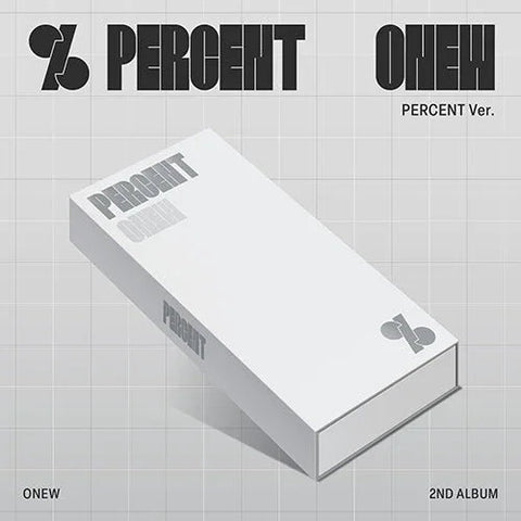 [EXCLUSIVE POB] ONEW (SHINee) 2nd Album - PERCENT (PERCENT Ver.) - KPOP ONLINE STORE USA