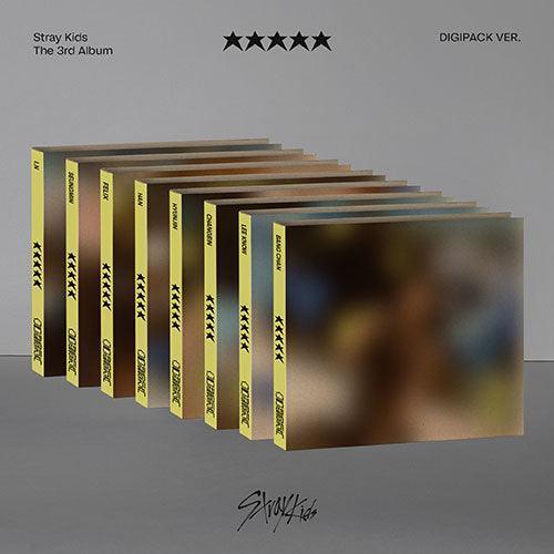 [EXCLUSIVE POB] Stray Kids 3rd Album - ★★★★★ (5 - STAR) (Digipack VER.) - KPOP ONLINE STORE USA