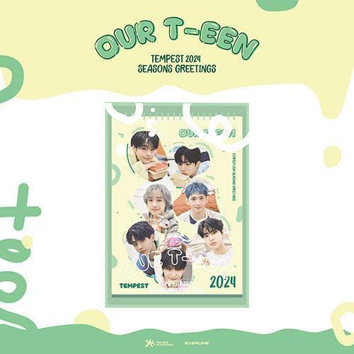[EXCLUSIVE POB] TEMPEST - 2024 SEASON’S GREETINGS [OUR - TEEN] [DAMAGED] - KPOP ONLINE STORE USA