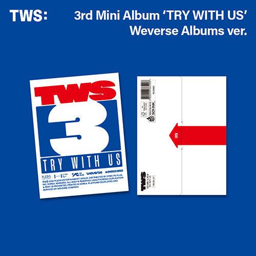 [EXCLUSIVE POB] TWS 3rd Mini Album - TRY WITH US (Weverse Albums ver.) - KPOP ONLINE STORE USA