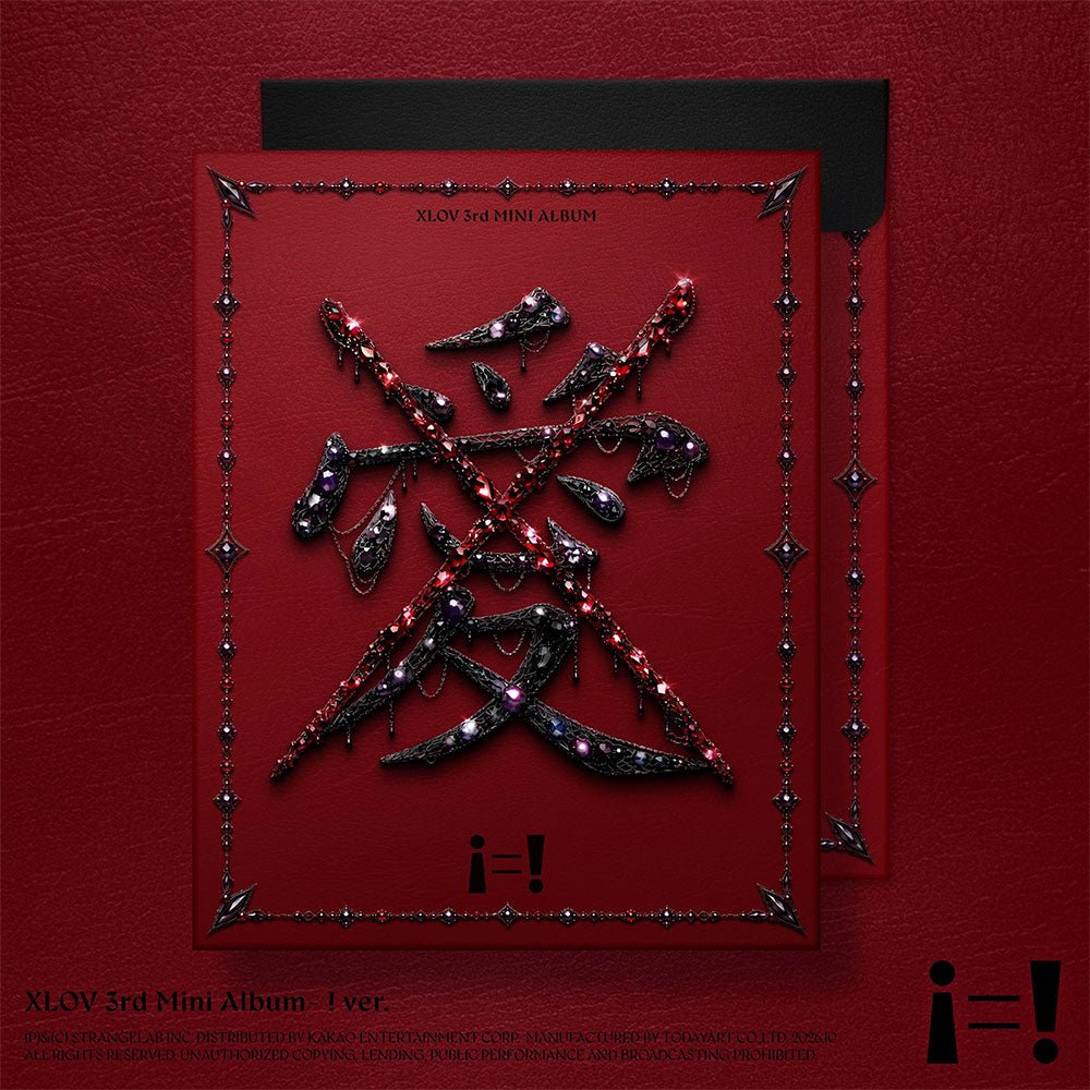 [EXCLUSIVE POB] XLOV 3rd Mini Album - i=! - KPOP ONLINE STORE USA
