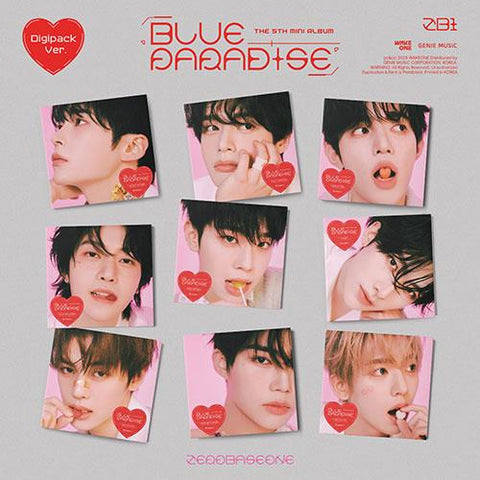 [EXCLUSIVE POB] ZEROBASEONE 5th Mini Album - BLUE PARADISE (DIGIPACK ver.) - KPOP ONLINE STORE USA