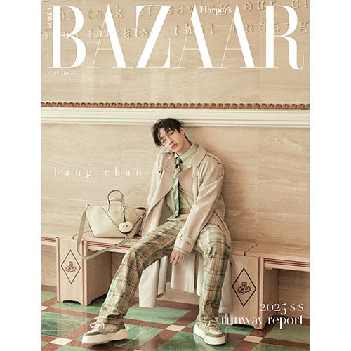 HARPER'S BAZAAR 2025 - 02 Stray Kids Bang Chan - KPOP ONLINE STORE USA