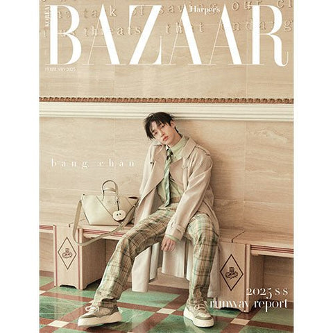 HARPER'S BAZAAR 2025 - 02 Stray Kids Bang Chan - KPOP ONLINE STORE USA