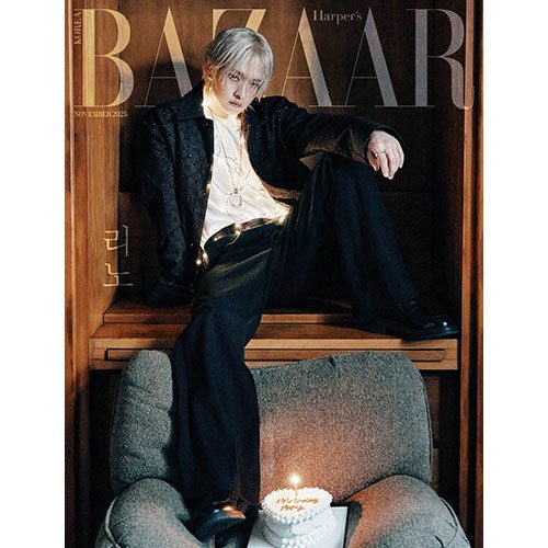 HARPER'S BAZAAR 2025 - 11 LEE KNOW (STRAY KIDS) Cover - KPOP ONLINE STORE USA