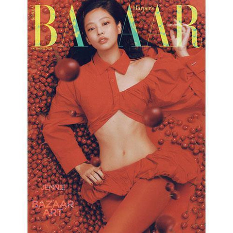HARPER'S BAZAAR Oct. Blackpink Jennie Cover (NCT Jeno Book - In - Book) - KPOP ONLINE STORE USA