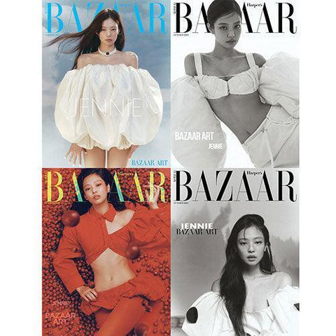 HARPER'S BAZAAR Oct. Blackpink Jennie Cover (NCT Jeno Book - In - Book) - KPOP ONLINE STORE USA