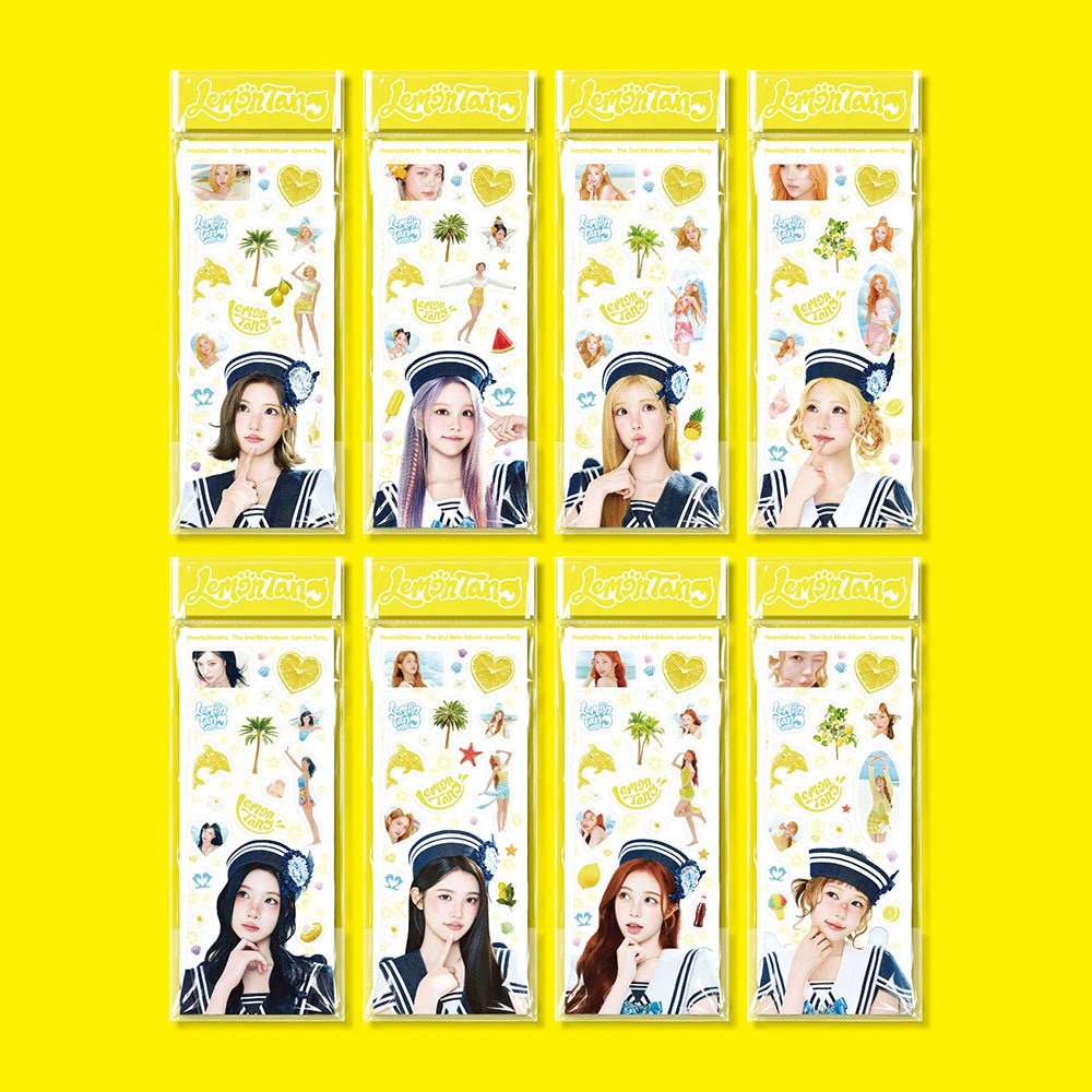 Hearts2Hearts 2nd Mini Album - Lemon Tang (Sticker Ver.) - KPOP ONLINE STORE USA