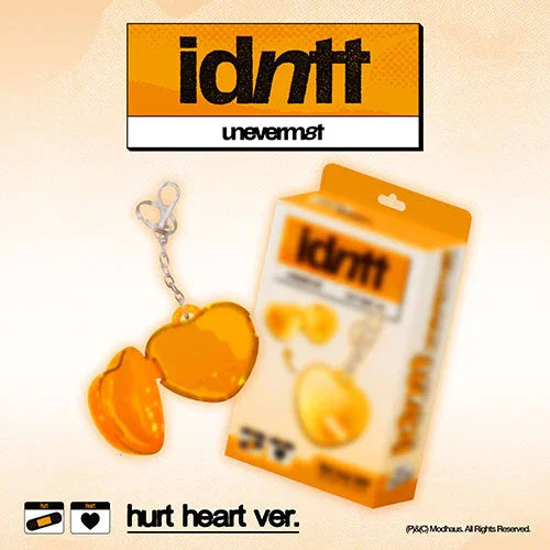 idntt 1st Mini Album - unevermet (hurt heart ver./Keyring ver) - LIMITED