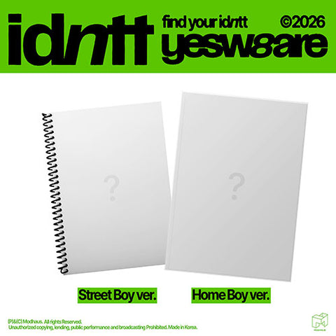 [EXCLUSIVE POB] idntt Mini Album - yesweare