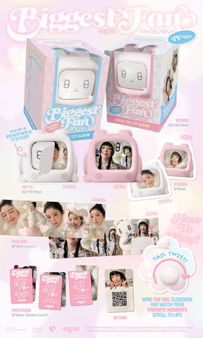 IRENE (RED VELVET) 1st Album - Biggest Fan (TV Ver./Smart Album) - KPOP ONLINE STORE USA