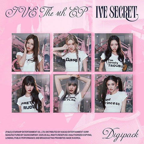 IVE 4th EP Album - IVE SECRET (Digipack Ver./LIMITED) - KPOP ONLINE STORE USA