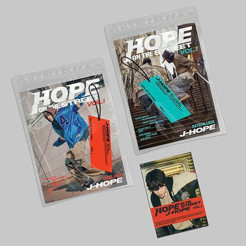 j - hope (BTS) - HOPE ON THE STREET VOL.1 (STANDARD VER. + WEVERSE VER. SET) - KPOP ONLINE STORE USA