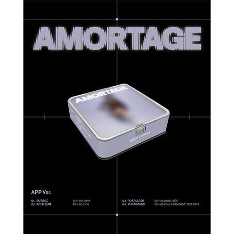 Jisoo 1st Mini Album - AMORTAGE - KPOP ONLINE STORE USA