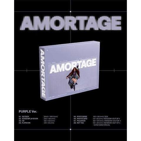 Jisoo 1st Mini Album - AMORTAGE (EXCLUSIVE EDITION) - KPOP ONLINE STORE USA