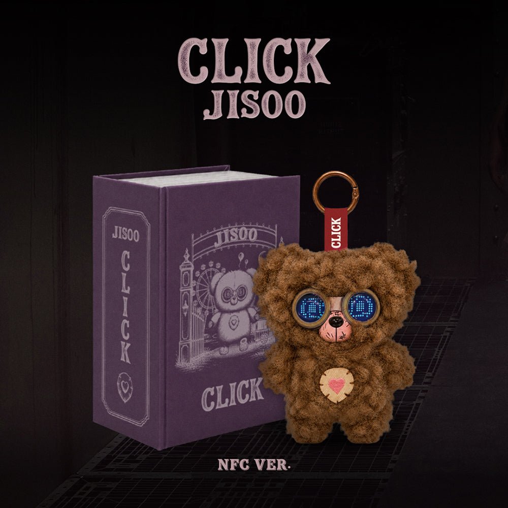 Jisoo 2nd Single Album - CLICK (CLICK BABY BEAR NFC VER.) - KPOP ONLINE STORE USA