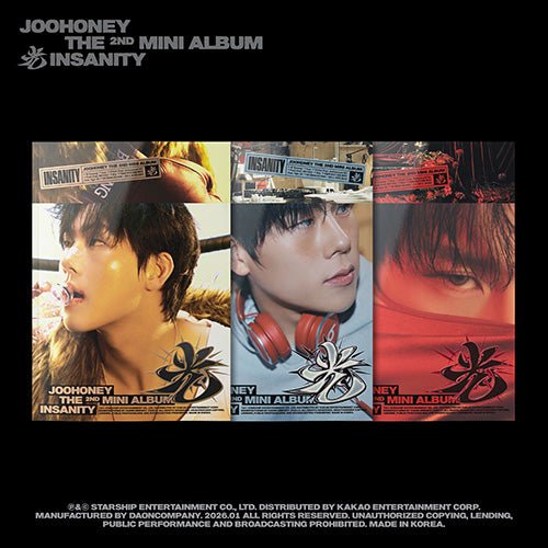 Joohoney (Monsta X) 2nd Mini Album - 光 (INSANITY) - KPOP ONLINE STORE USA