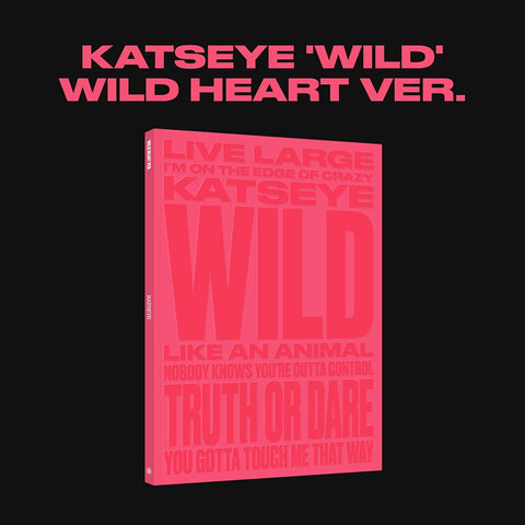 KATSEYE 3rd EP Album - WILD (Wild Heart Version / International Retailer Exclusive) - KPOP ONLINE STORE USA