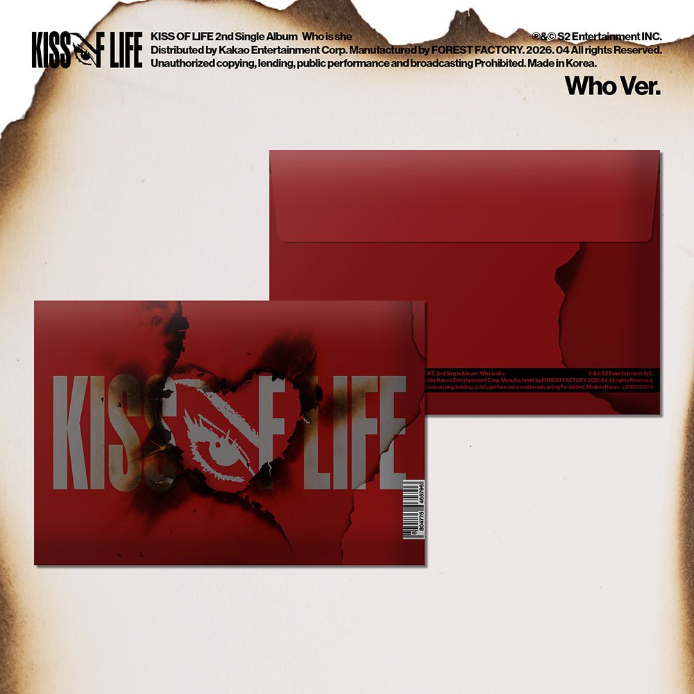 KISS OF LIFE 2nd Single Album - Who is she (Who Ver.) - KPOP ONLINE STORE USA
