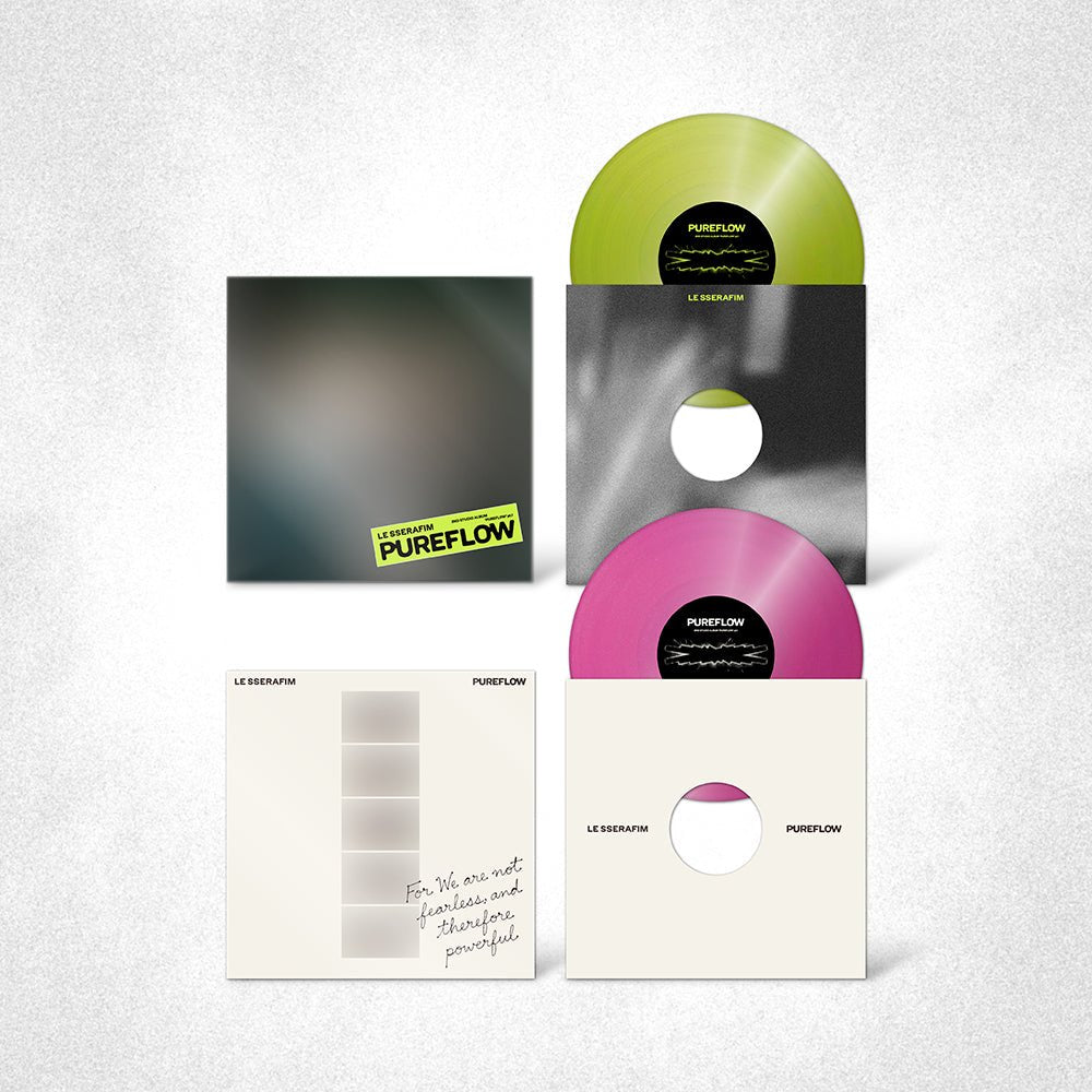 LE SSERAFIM 2nd Studio Album - PUREFLOW pt.1 (Vinyl / LIMITED) - KPOP ONLINE STORE USA
