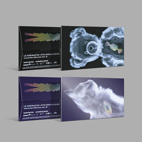 LE SSERAFIM 4th Mini Album - CRAZY (Weverse Album Ver.) - KPOP ONLINE STORE USA