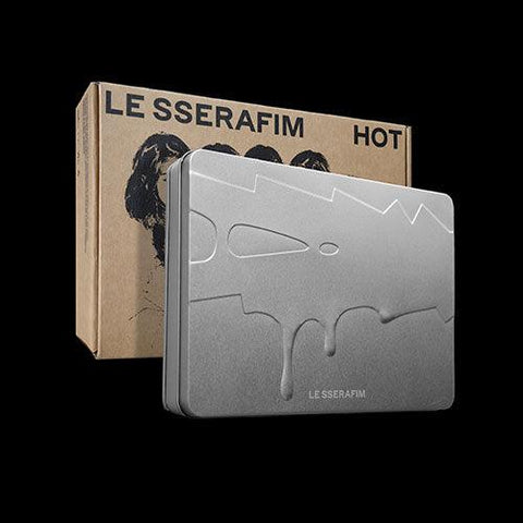 LE SSERAFIM 5th Mini Album - HOT (TIN CASE ver.) - KPOP ONLINE STORE USA
