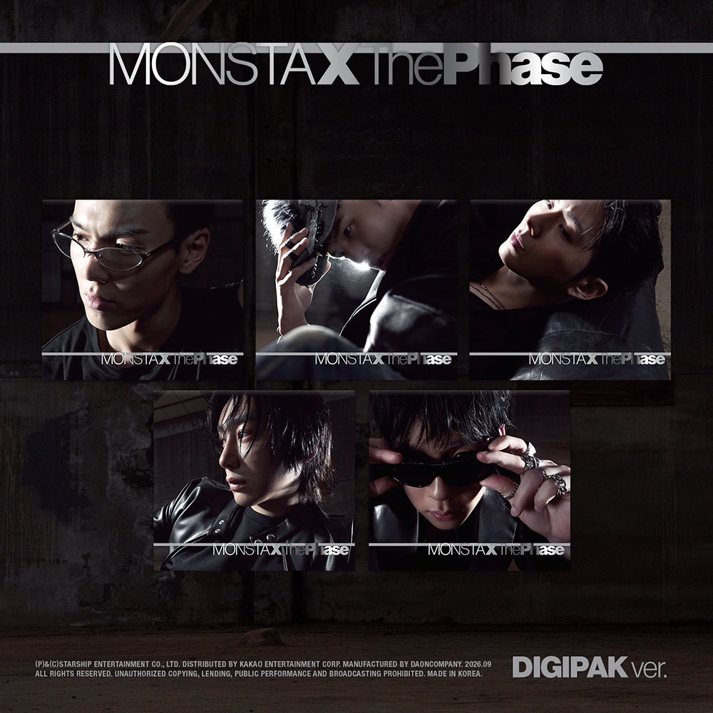 MONSTA X EP Album - The Phase (DIGIPAK ver.) - KPOP ONLINE STORE USA