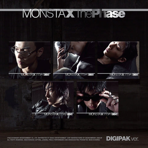 MONSTA X EP Album - The Phase (DIGIPAK ver.) - KPOP ONLINE STORE USA