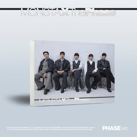 MONSTA X EP Album - The Phase (REFINED/HYPER/PHASE Ver.) - KPOP ONLINE STORE USA