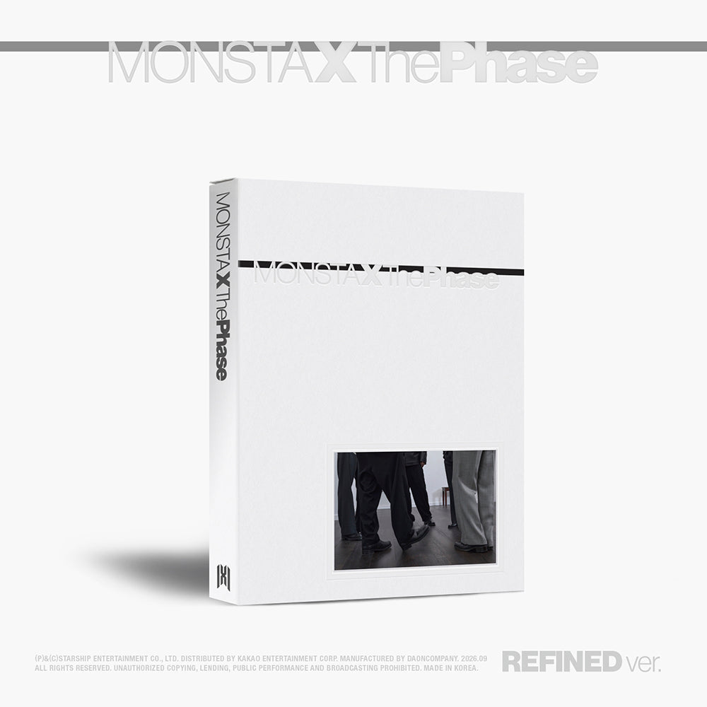MONSTA X EP Album - The Phase (REFINED/HYPER/PHASE Ver.) - KPOP ONLINE STORE USA