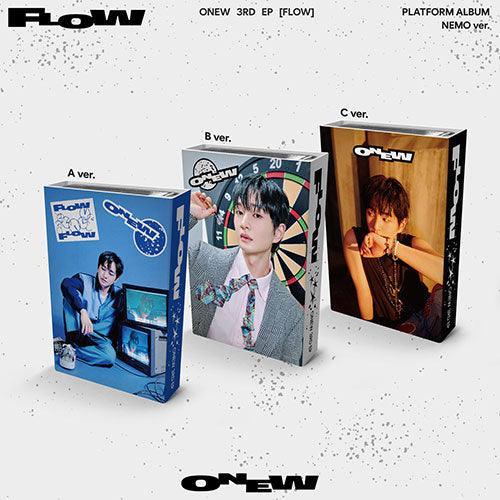 ONEW (SHINee) 3rd Mini Album - FLOW (NEMO Ver.) - KPOP ONLINE STORE USA