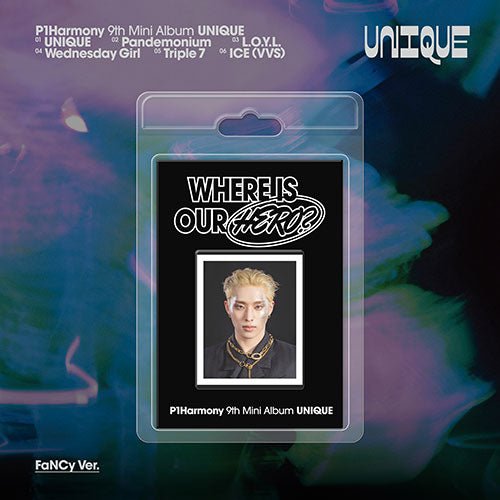 P1Harmony 9th Mini Album - UNIQUE (FaNCy Ver.) - KPOP ONLINE STORE USA