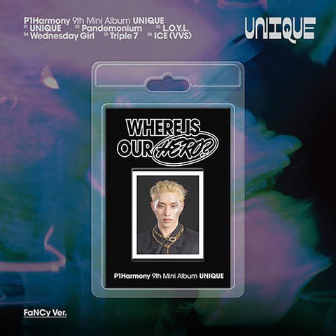 P1Harmony 9th Mini Album - UNIQUE (FaNCy Ver.) - KPOP ONLINE STORE USA